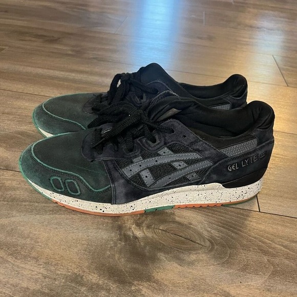 Asics Gel Lyte 3 Black/ Green Casual Sneaker‎ Men 10 main image 6
